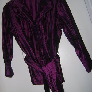 evening taffeta blouse
